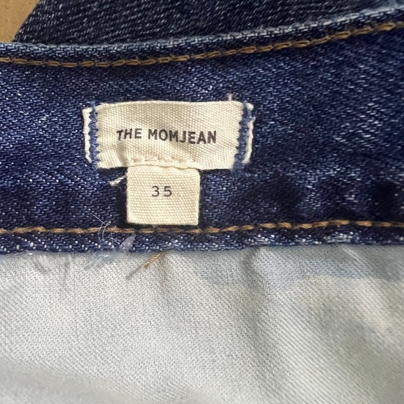 Madewell Size 35 The Mom High Rise Jean‎ In Downey Wash 100% Cotton - Picture 11 of 12
